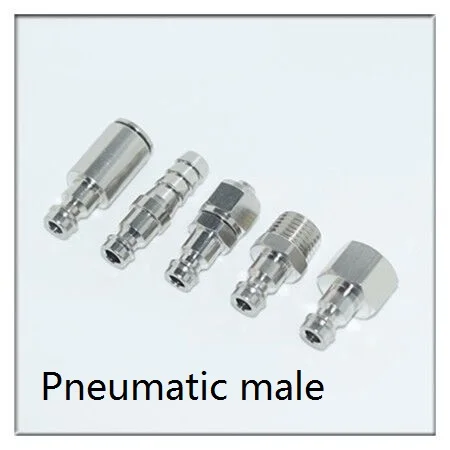 1 шт. встроенный пневматический быстроразъемный штекер из чистой меди модель 1/8 1/4