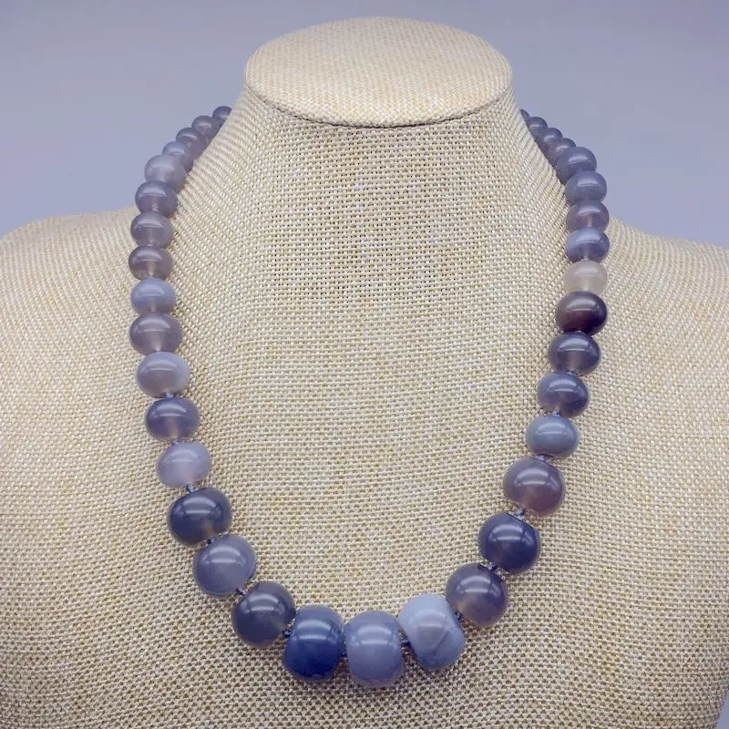 17 Цвета женское Короткое ожерелье из природного камня бисера Градуированный