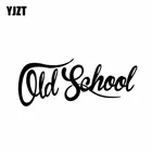 YJZT 15,2 см * 6,1 см, Виниловая наклейка для грузовика старой школы, забавная Классическая наклейка на автомобиль, черныйсеребристый C10-01079