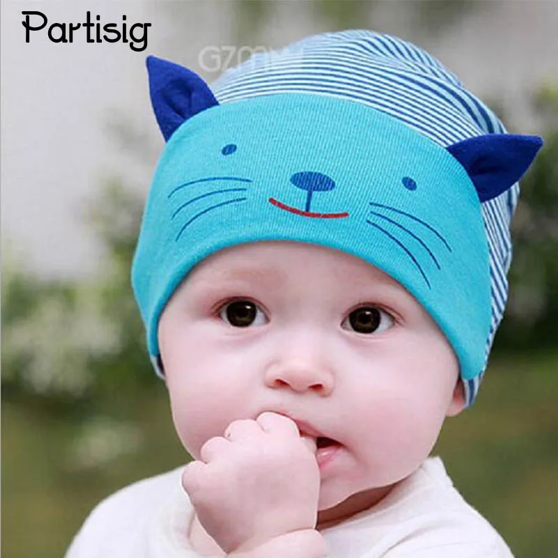 

Baby Hat Cotton Animal Kitty Shaped Caps For Baby Boy And Girl Infant Photograph Props Spring Autumn Cat Children Hats