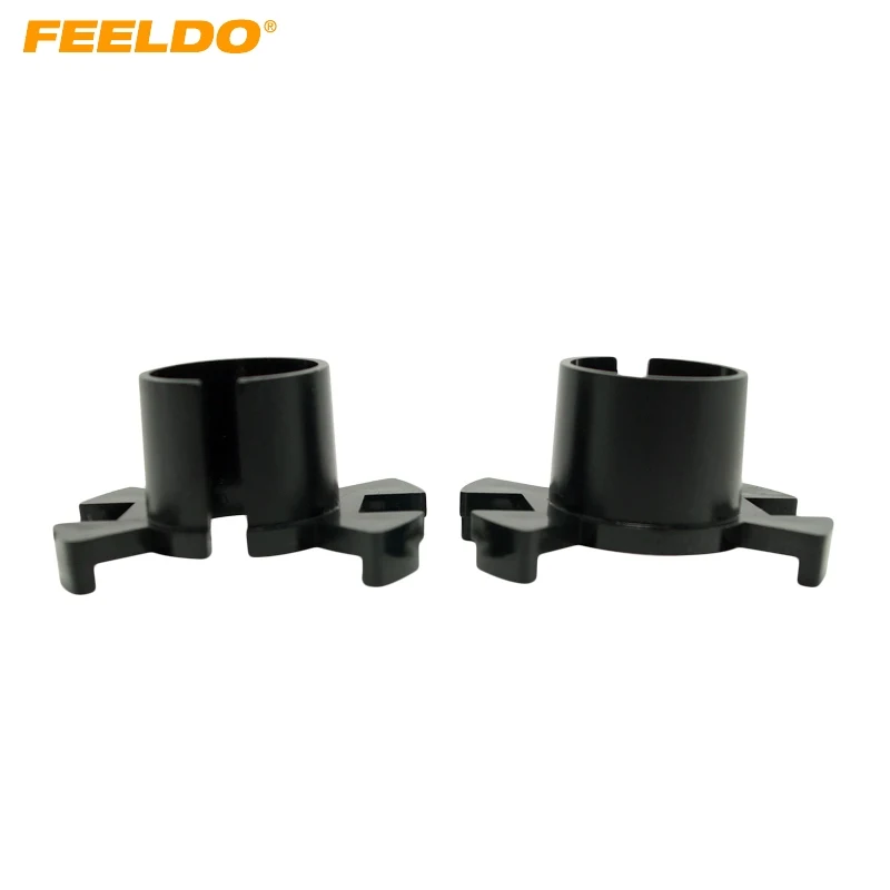 

FEELDO 2pcs Car Bulbs Socket Conversion Adapter For Honda Prelude/Odyssey/CR-V/Civic H1 HID Bulb Adapter Holder #CA1407