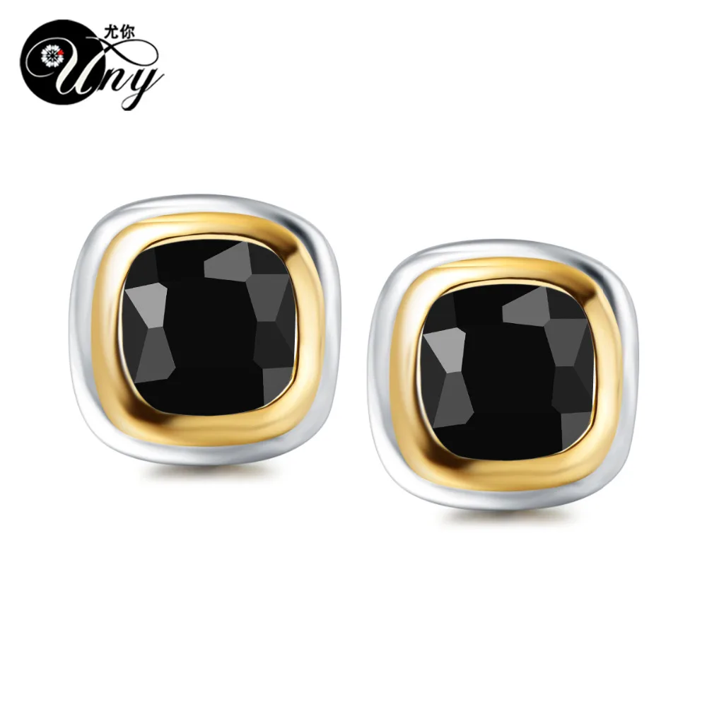 UNY Серьги античные женские ювелирные изделия серьги двухцветные покрытые