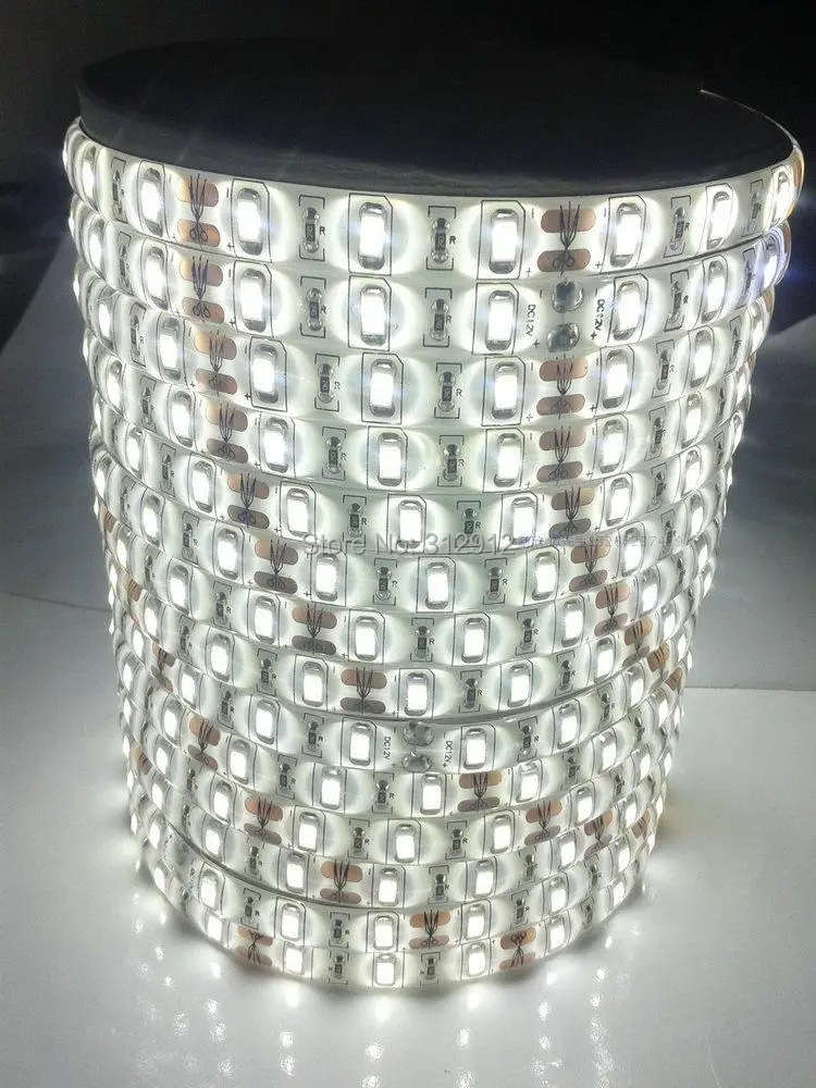 

DC24V 5630 SMD 5M 16FT 300 светодиодный Водонепроницаемая IP65 Светодиодная гибкая лента; 23-25lm/светодиодный