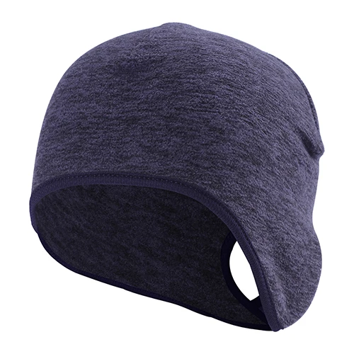 Dark Purple Зимние шапочки, шапки из флиса, теплые, конский хвост, с отверстиями, дизайнерские, Skullies, шапочки, громоздкие, капот, теплые, шапка булочка, для женщин и девушек - Цвет: Dark Purple