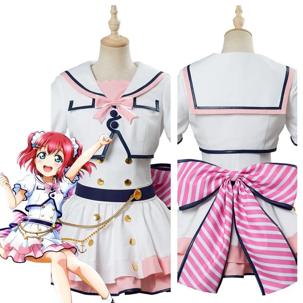 

LoveLive Cosplay Ruby Kurosawa Cosplay Costume 6th Anniversary Stage Girls Dress School Uniform Halloween Costumes
