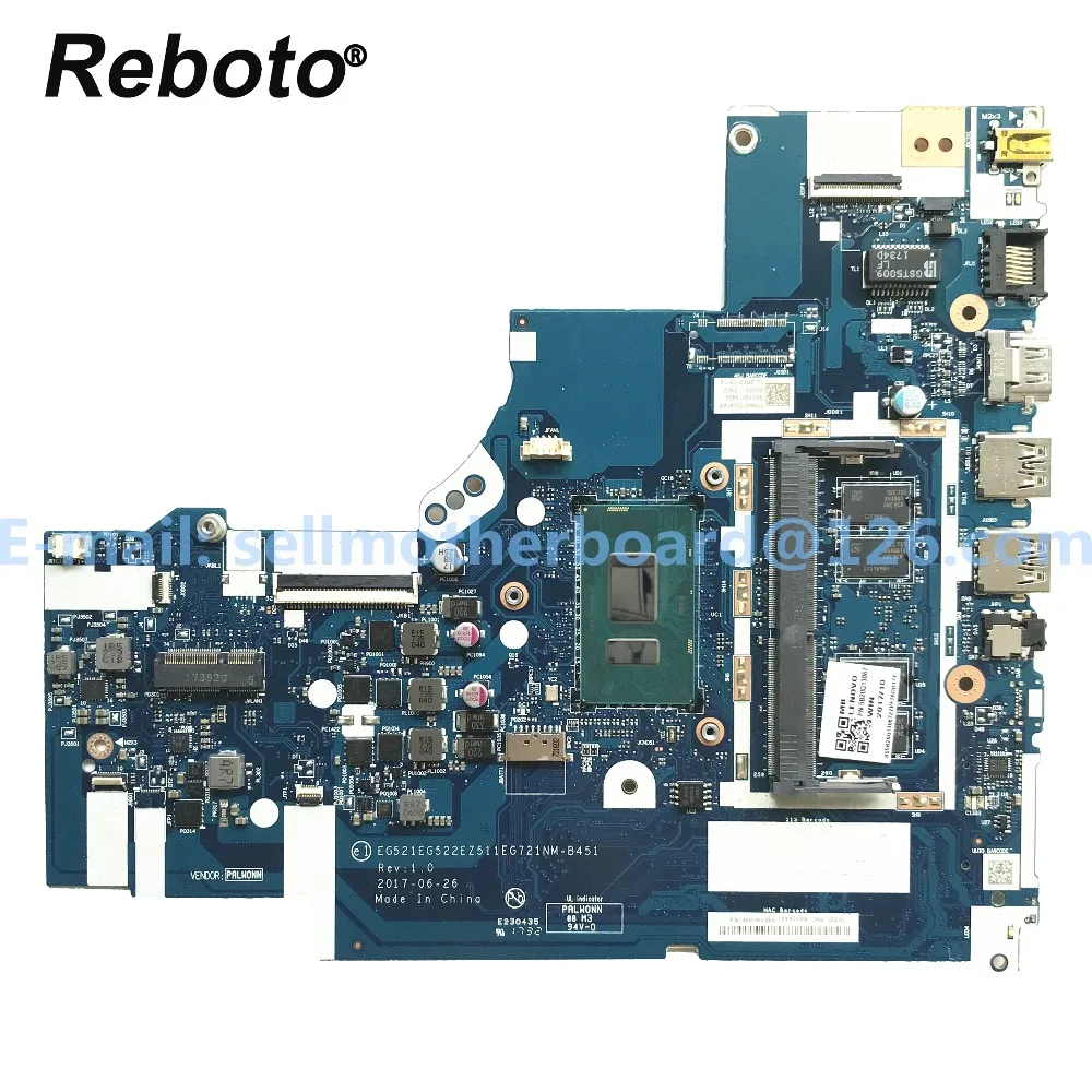 Материнская плата для ноутбука lenovo Ideapad 320-15IKB с I5-8250U процессором 4 Гб оперативной памяти DDR4 5B20Q13067 NM-B451 протестированная Быстрая