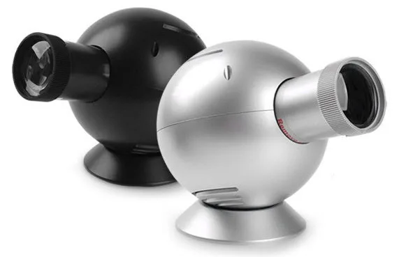 LED Аналоговый Проекция Настенные Часы Холодный Свет Луча Виртуальный Тень