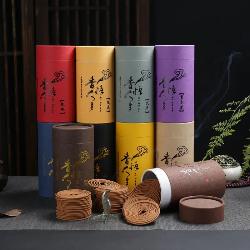 Home Fragrance Coil Incense Spice Antiseptic Refreshing Jasmine Rose Magnolia