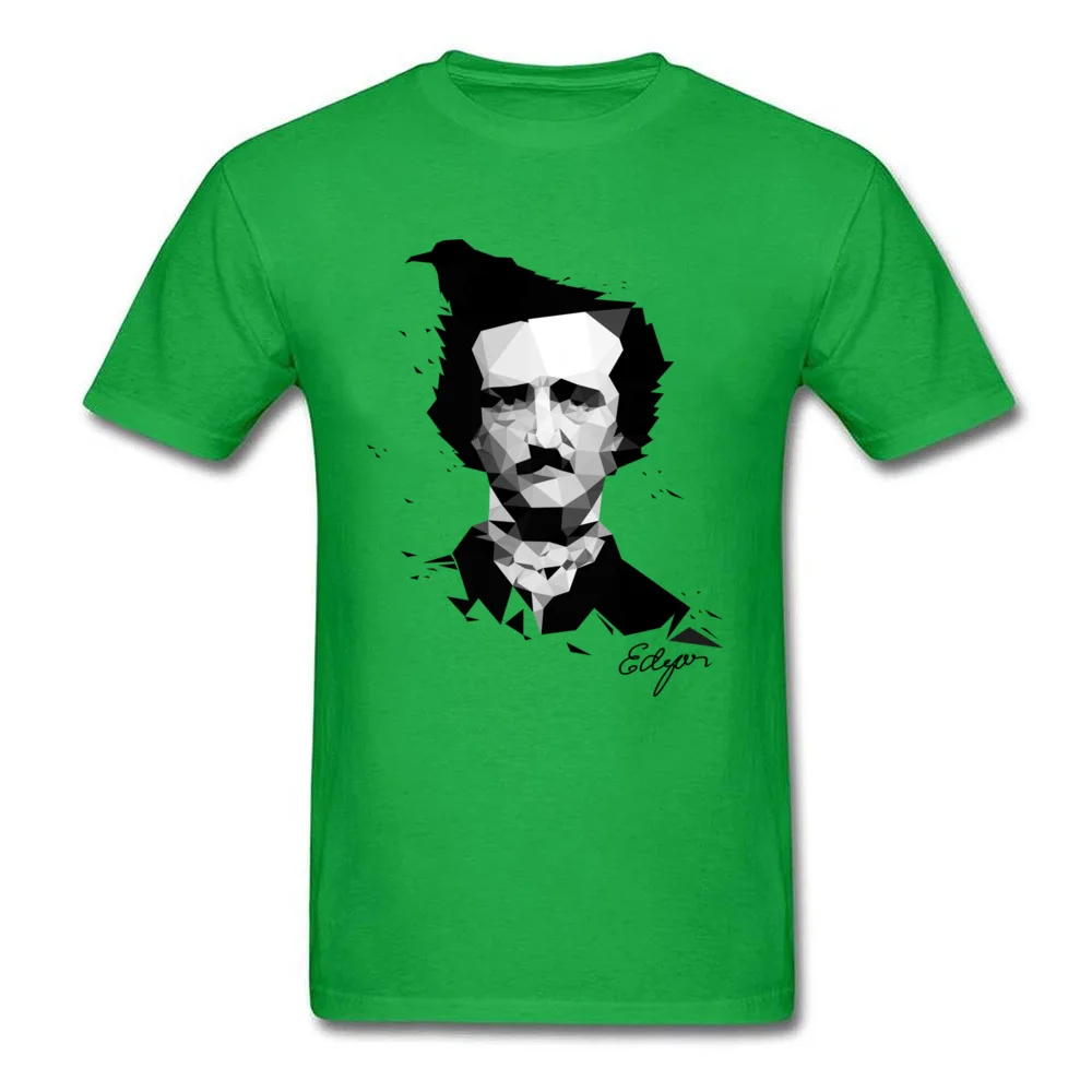 Edgar Allan футболка Poe мужские футболки с геометрическим рисунком Ворон одежда для