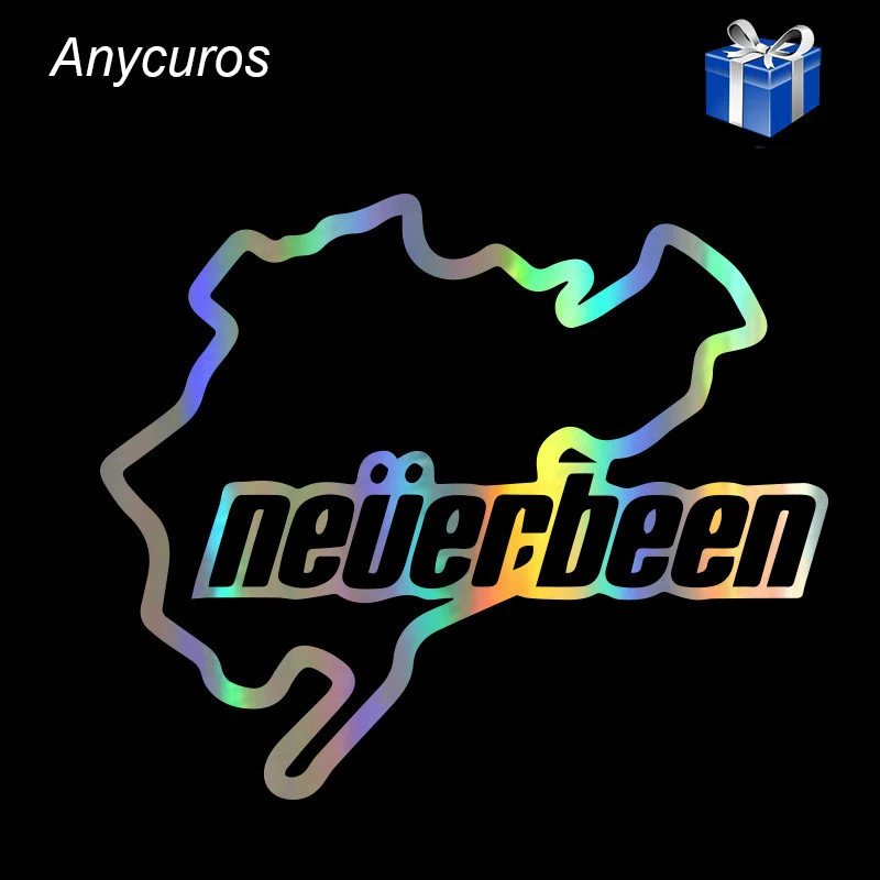 12 8x10 7 см смешная NEVERBEEN Автомобильная наклейка s Nurburgring Светоотражающая JDM Dubber