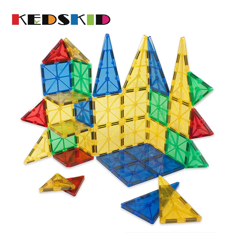 32 pcs/set Mini Magnetic Designer Construction Set Model & Building Toy Plastic Blocks Educational Toys For Kids Gift | Игрушки и
