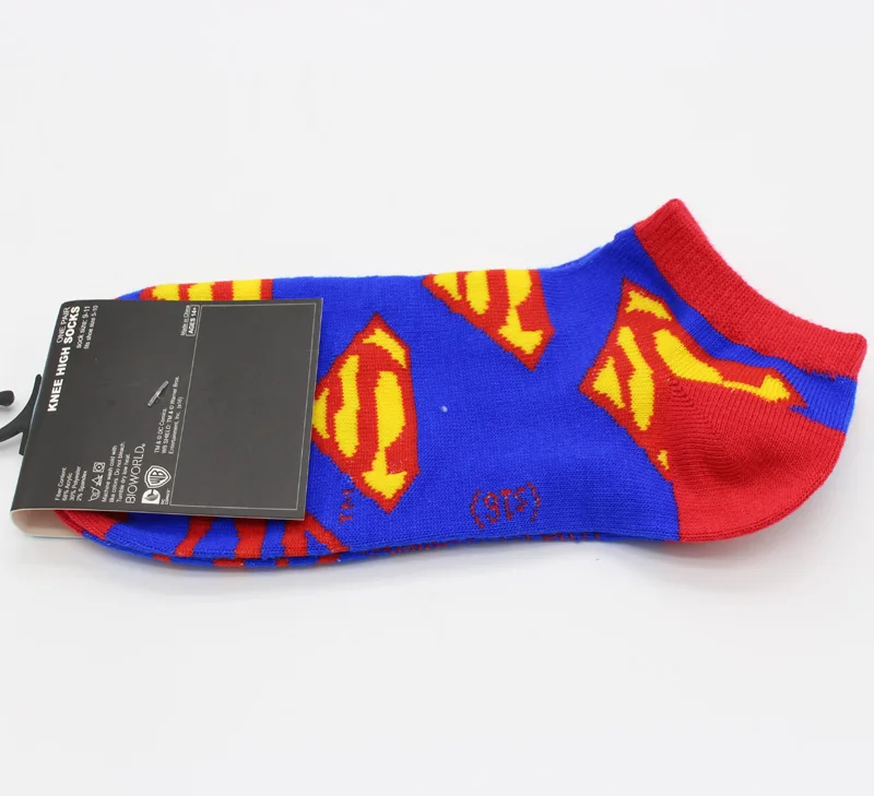 Крутые носки с героями мультфильмов в американском стиле хлопковые короткие для