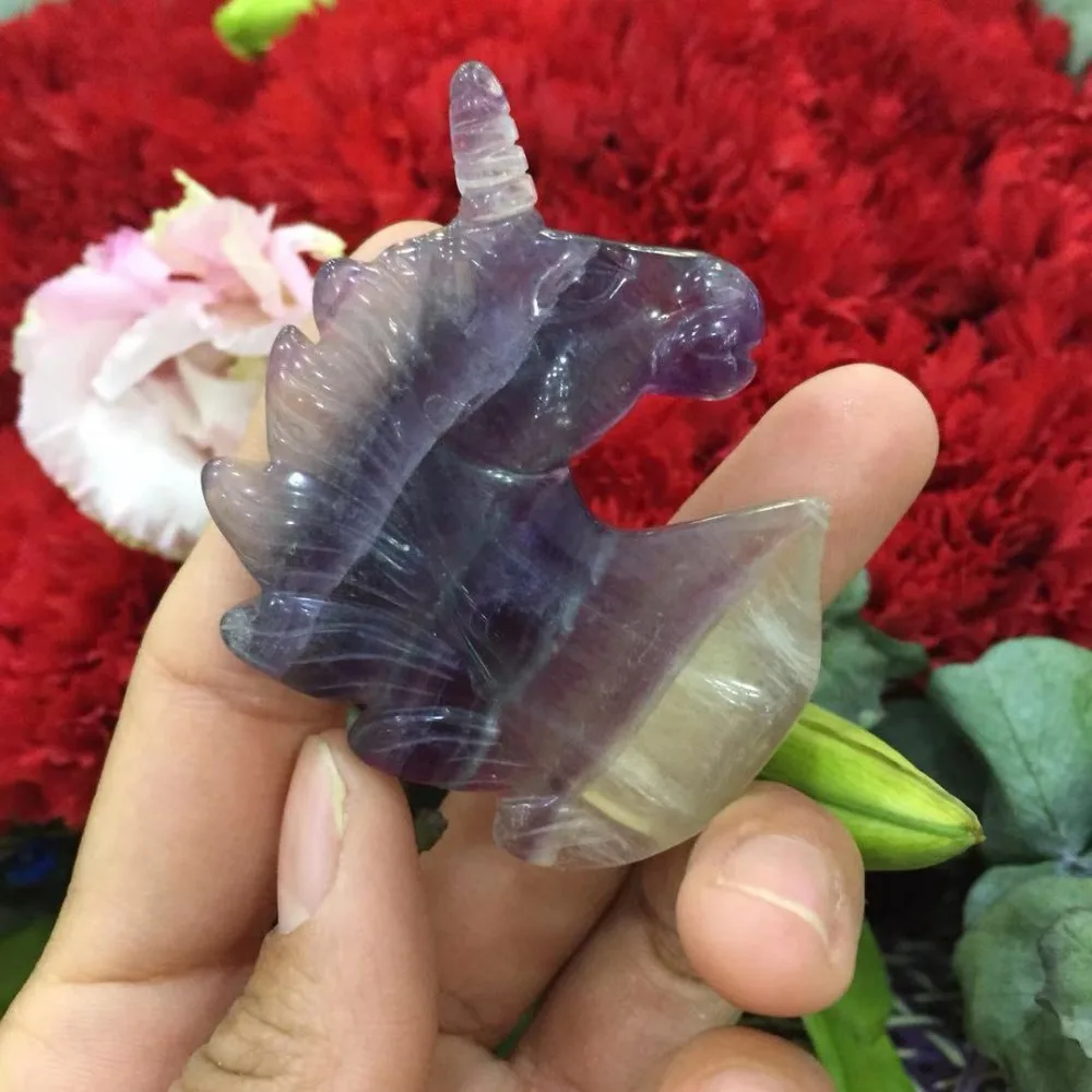 2 &quotЛюбовь драгоценный камень naturalcolorful флюоритовая Хрустальная Единорог Рейки