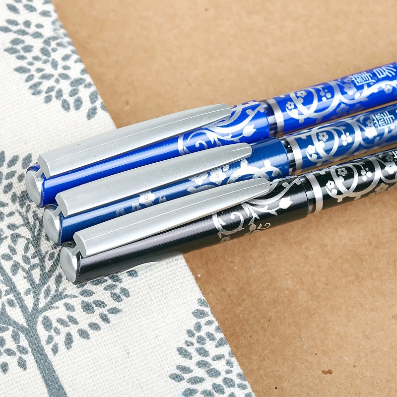 Ручки гелевые стираемые унисекс 0 5 мм синие черные красные|erasable gel pens|gel penred ink pen |