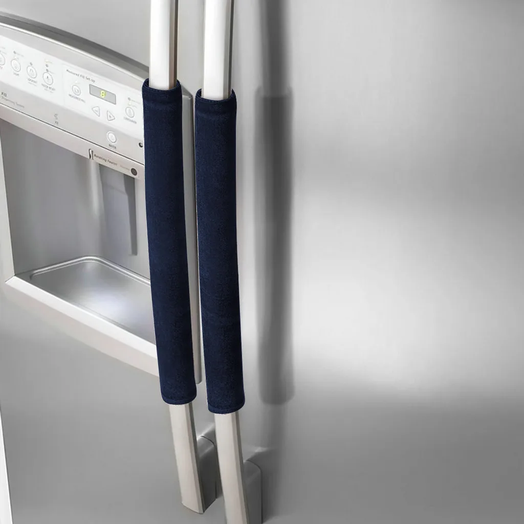 

Refrigerator Door Handle Covers For Shift Lever Fridge Doorknob Keep Your Kitchen Appliance Clean From Smudges Decor For Kitchen