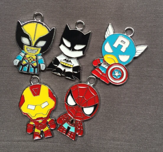 Бесплатная доставка 20 шт. подвески для мужчин и мальчиков Железный человек