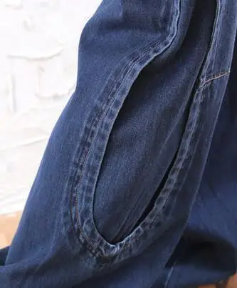 Женские хлопковые шаровары с высокой талией повседневные свободные брюки