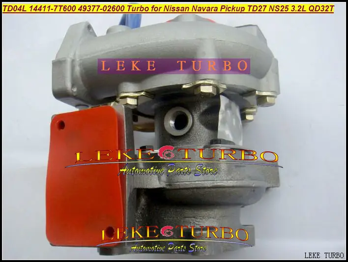 Бесплатная доставка турбо TD04L 14411 7T600 49377 02600 144117T600 для Nissan Navara пикап D22 TD27 NS25 QD32 QD32T