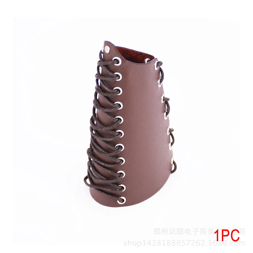 Кожа рука Bracer Перекрещенные завязки Arm панцири воин браслет с повязкой
