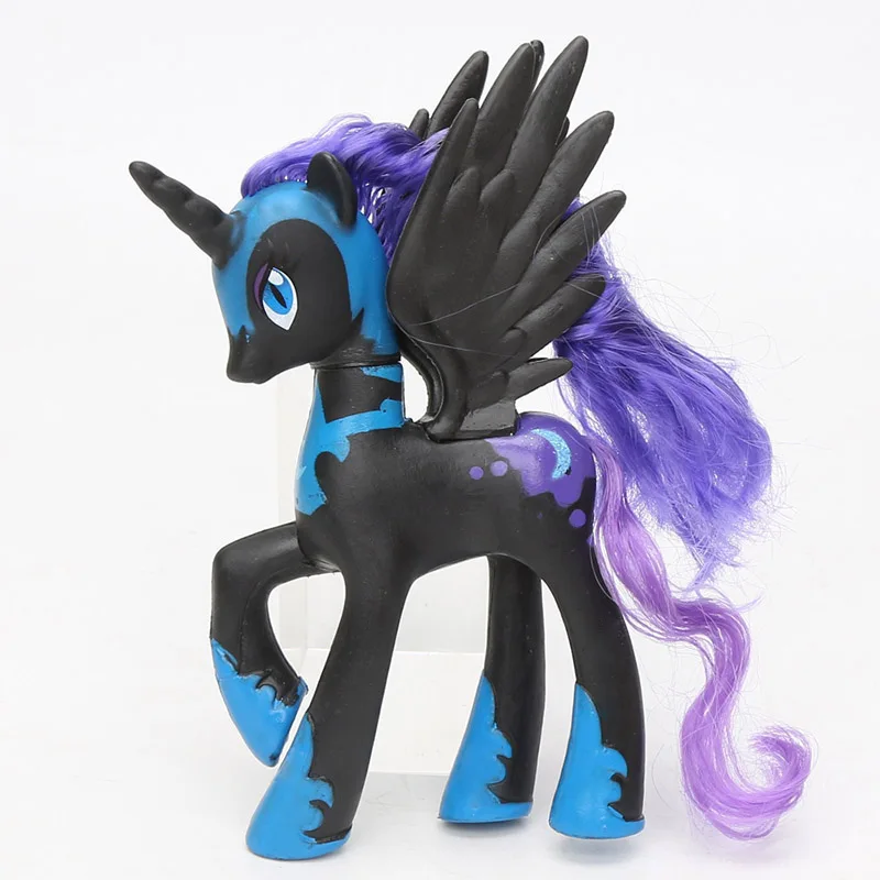style 4 15 стилей 14 см игрушки My Little Pony Принцесса Селестия Луна Пинки Пай Радуга Дэш ПВХ Фигурки сумеречный единорог модель куклы - Цвет: style 4