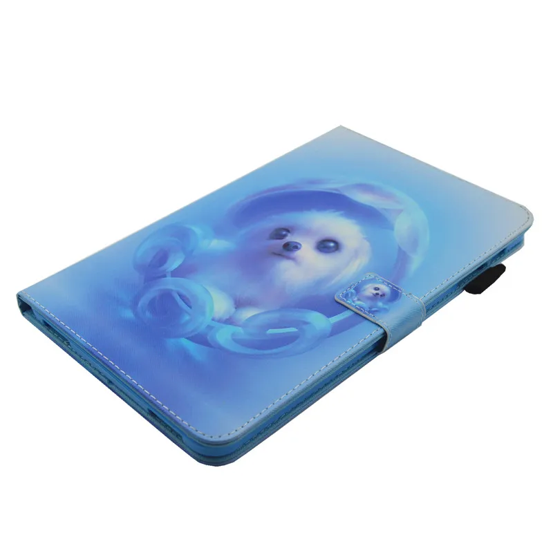 Чехол для Samsung Galaxy Tab A6 6 10,1 T585 T580 SM-T585 мягкий силиконовый мультяшный персонаж Единорог Функция Стенд Флип кожаный чехол