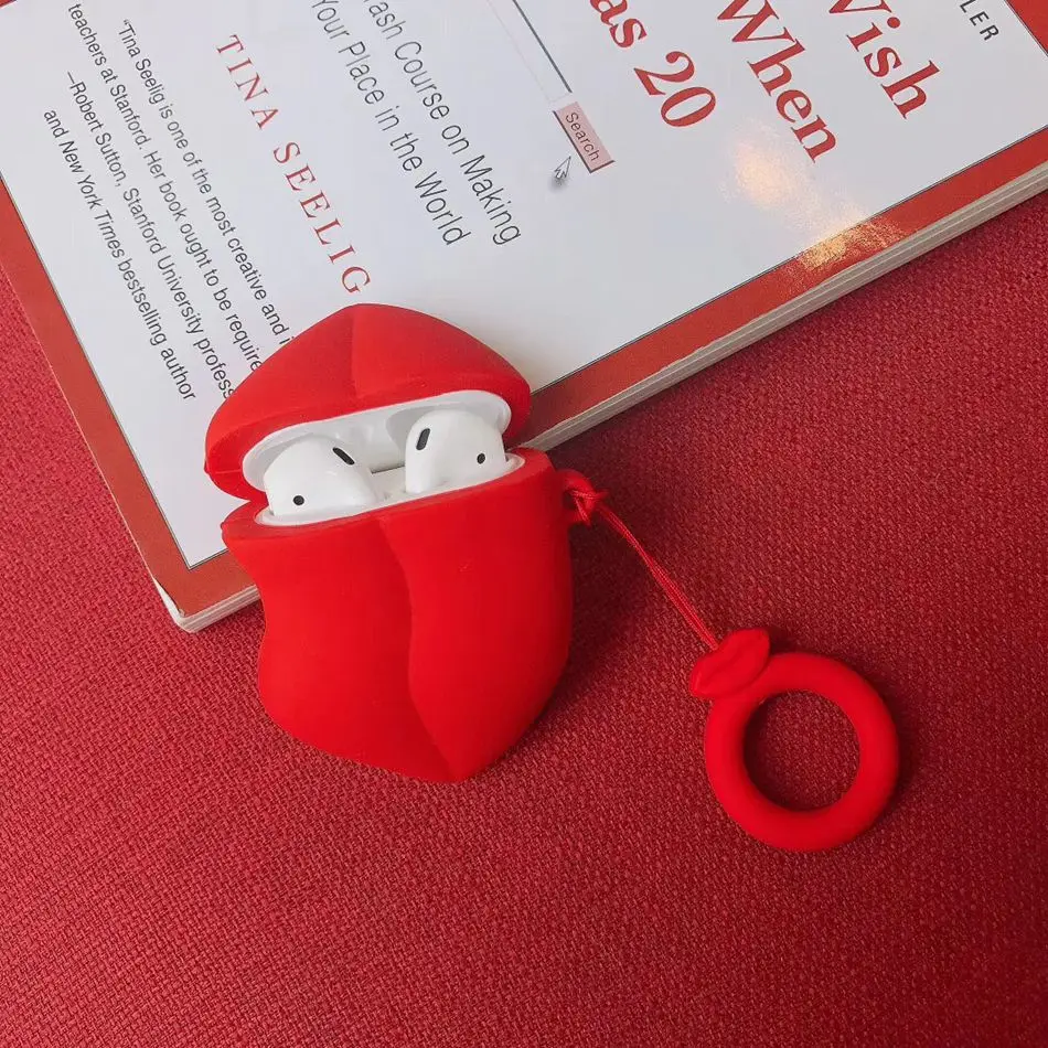 Наушники чехол для apple Airpods чехол силиконовый мyльтяшнaя любoвь чехол "Ананас" для воздуха стручки 2 Аксессуары для Earpods кольца талрепа