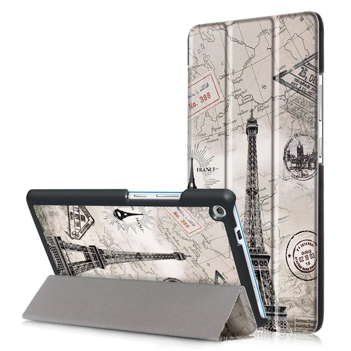 100 шт./лот Магнитный стенд чехол для Lenovo Tab 3 7 Plus 7703 7703x tb 7703f + Экран протектор