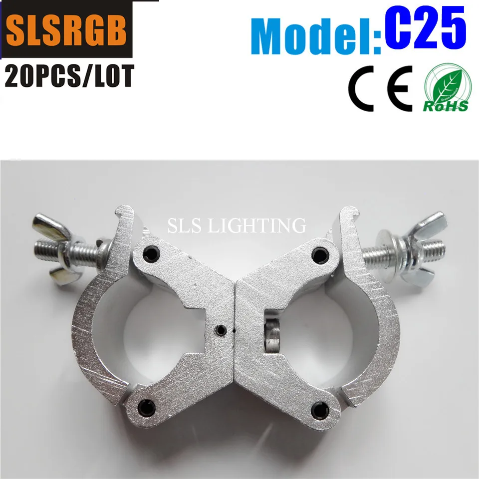 

20PCS/LOT Truss Heavy duty hook aluminium truss clamp for stage light truss Roof trussclamp lighting truss clamp Aluminum