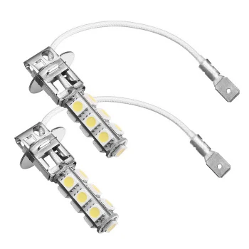10 шт. H1 H3 белый 13 5050 SMD LED Foglight головной свет лампа подарок Горячая Распродажа 2 | Отзывы и видеообзор