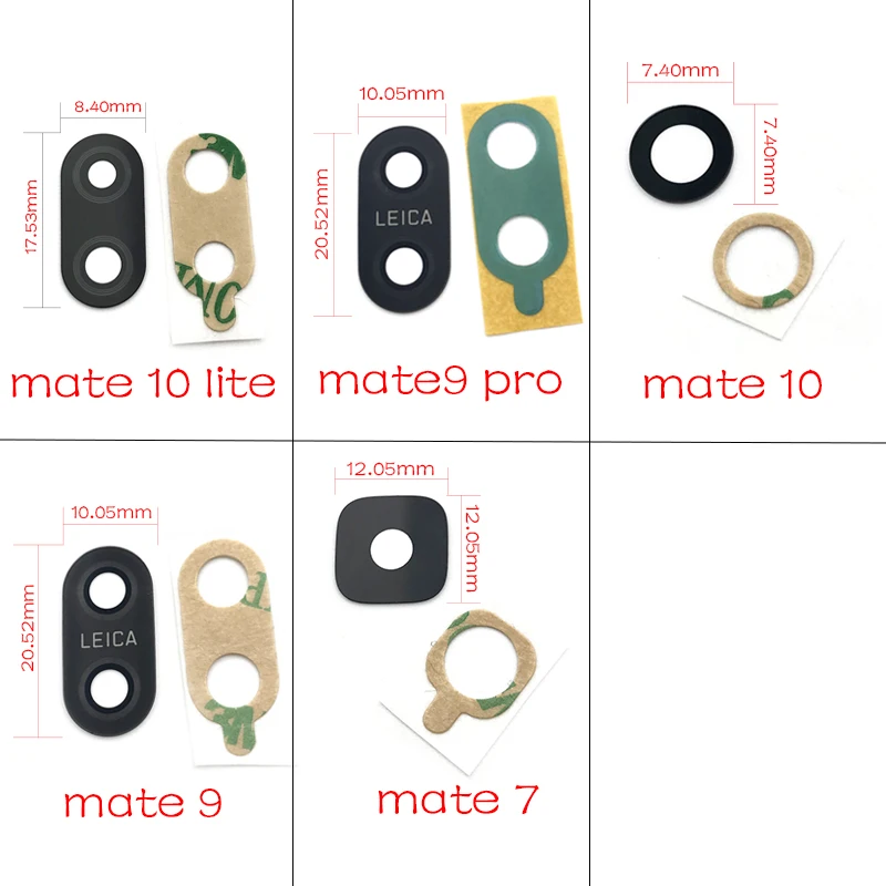 Задняя/задняя камера стеклянный объектив для huawei mate 10 Lite/Honor 9i Nova 2i G10/mate 10 9 pro 7 Замена