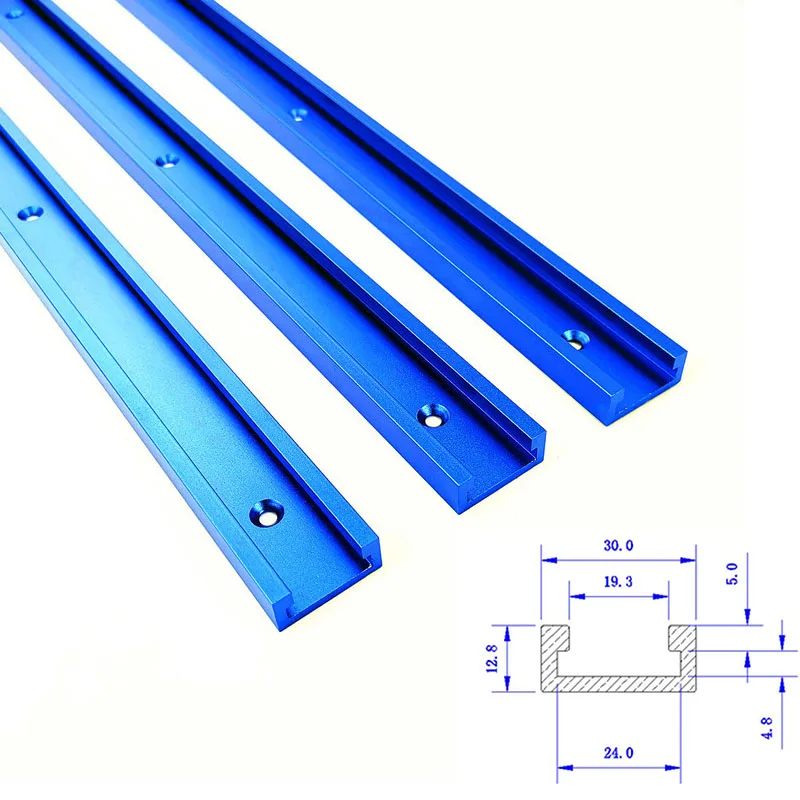 Т образная направляющая для фрезерного стола 30 типов длина 300/400/600/800/1000