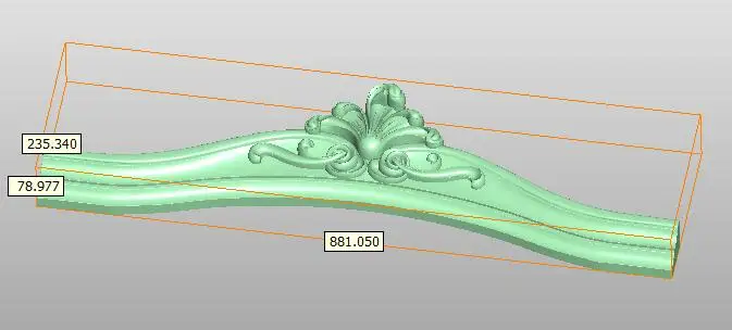 3D model STL format file for cnc router engraving furniture sofa cabinet chair leg pattern Artcam 746 | Инструменты