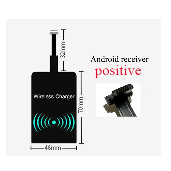 for Android positive Портативный зарядный коврик для iphone samsung xiaomi mix 2s Qi Беспроводное зарядное устройство складной кронштейн вертикальный смартфон зарядное устройство коврик - Цвет: for Android positive
