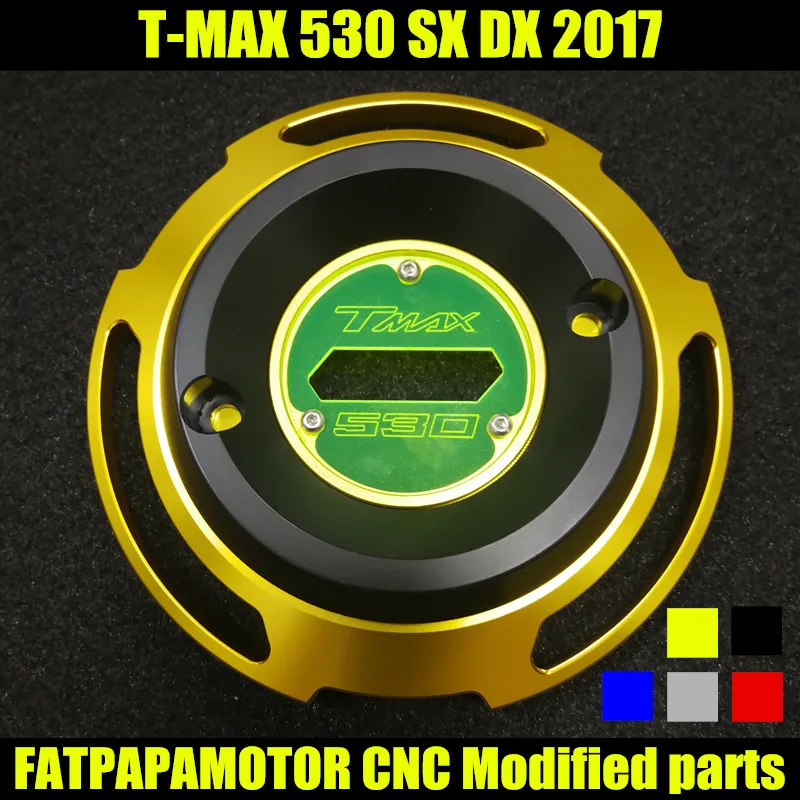 

T-MAX 530 Motorcycle parts engine side cover decoration protection FOR YAMAHA TMAX530 DS XS TMAX 530 2017 2018 Fluorescent green