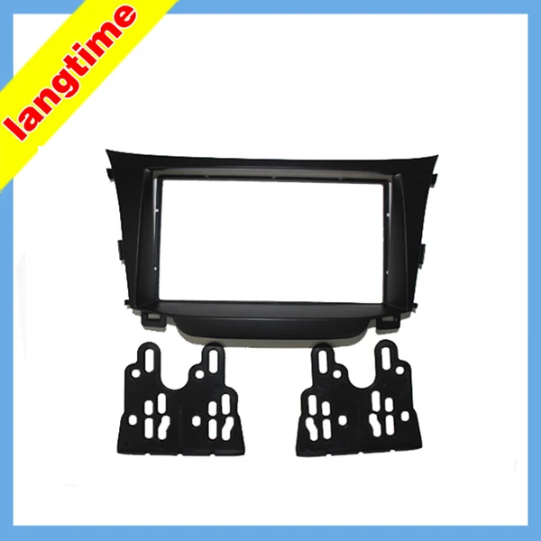 Автозапчасти DVD рамка панель Dash Kit Fascia Радио Рамка аудио для 2012 + Hyundai i30 2din|dvd frame|radio