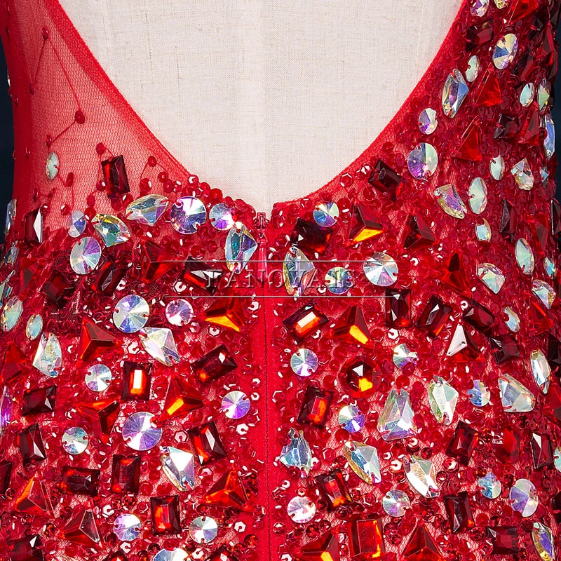 Настоящая фотография роскошный тяжелый кристалл из бисера Сексуальные вечерние