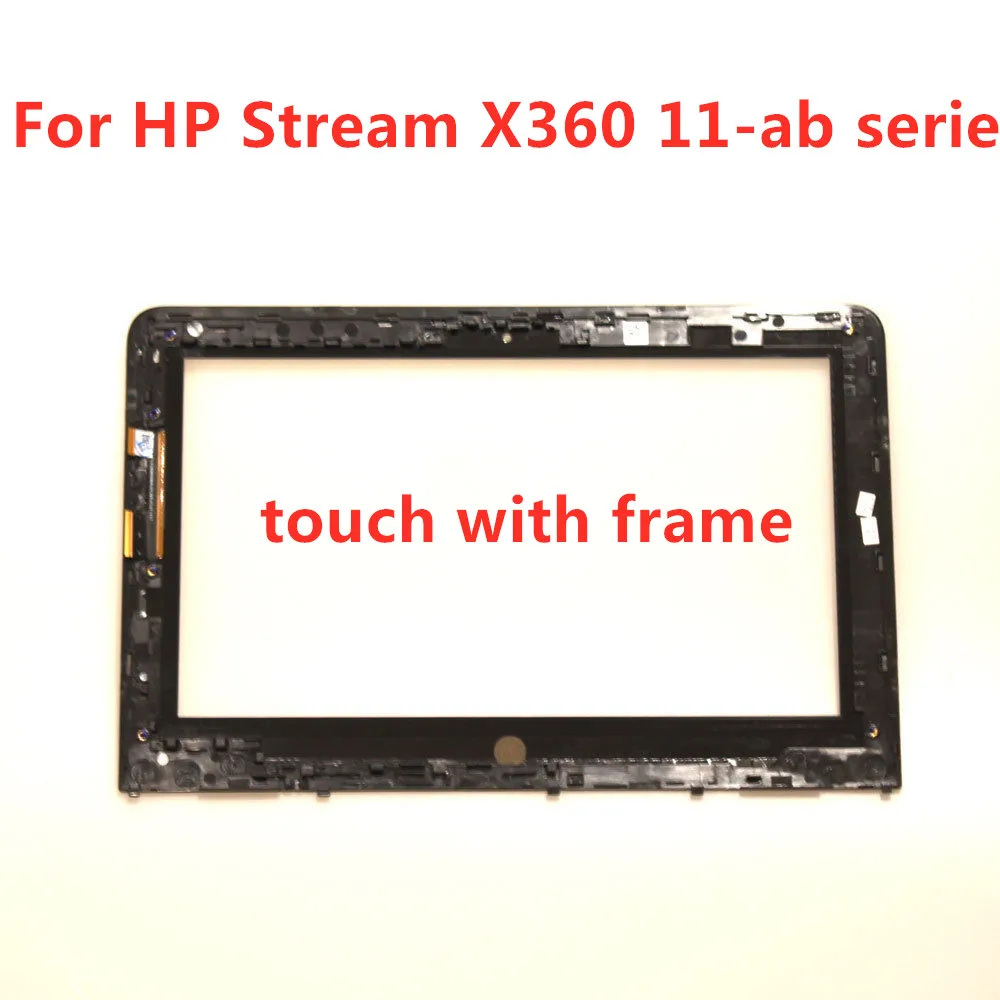 Новый 11 6 ''сенсорный экран дигитайзер с рамкой подходит для HP Stream X360 ab серии