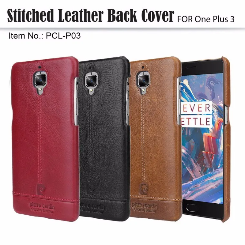 Чехол Pierre Cardin для OnePlus 3T 3T Three Роскошный чехол для телефона из натуральной кожи жесткая тонкая задняя крышка для One Plus 3t 3