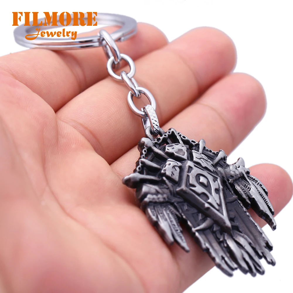 Винтажные Ювелирные изделия Warcraft брелок с рисунком из игры Alliance Tribe orde металлический 3D знак амулет-подвеска chaviro сувенир