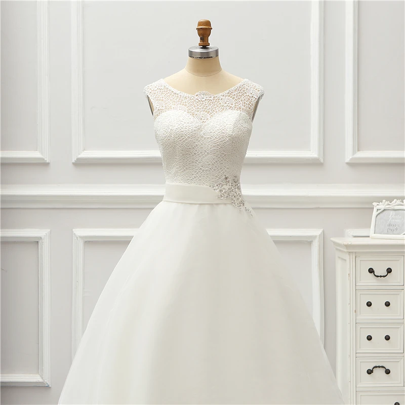 Жанна любовь Тюль свадебное платье Аппликация Кружева Robe De Mariage JLOV75998 Линия Vestido De Noiva Brida платья свадебное платье