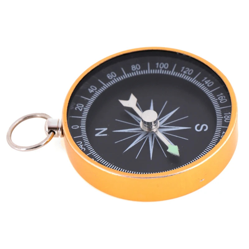 Компас Новый Открытый Кемпинг Туризм портативный карманный латунный золотой