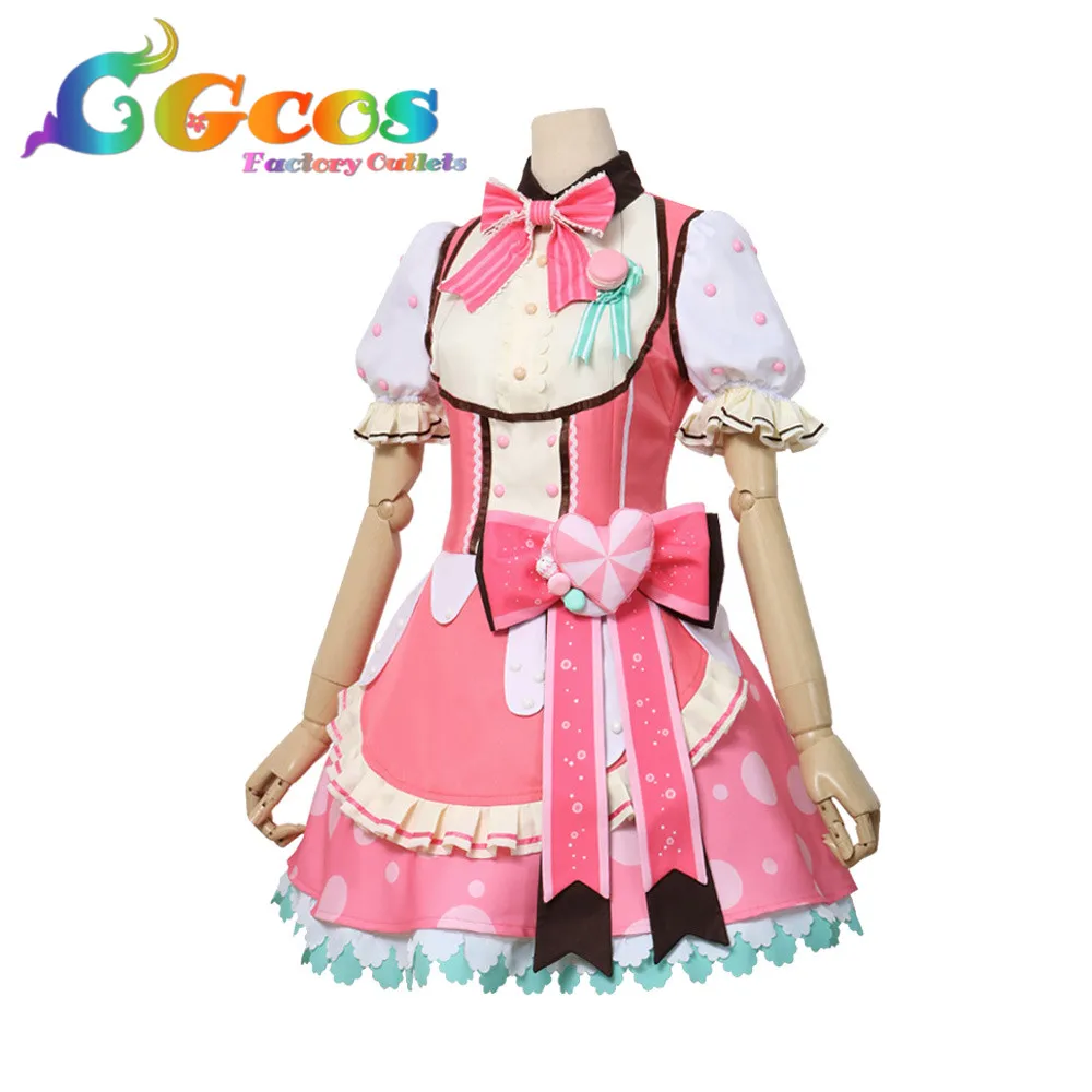 CGCOS Косплэй костюм Bang Dream! Poppin'Party Aya Maruyama платья одежда Униформа бесплатная