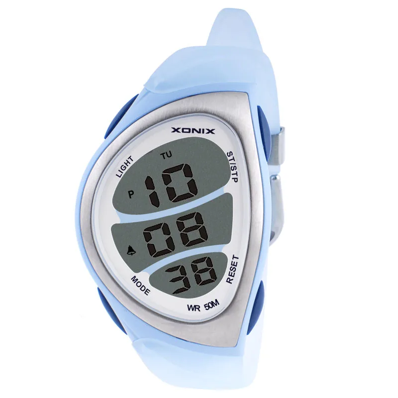 Часы наручные женские спортивные точные модные цифровые водостойкие до 50 м для