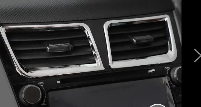 Автомобильный выход для кондиционера 6 шт. ABS хромированные аксессуары Hyundai Solaris