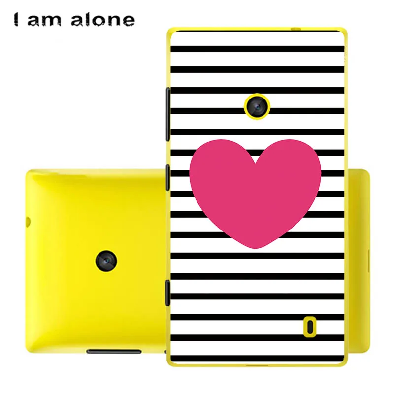 Чехлы для телефонов I am alone для microsoft Nokia Lumia 520 4,0 дюйма, мягкий ТПУ мобильный Модный Цветной чехол для Nokia 520 - Цвет: Soft TPU HH63