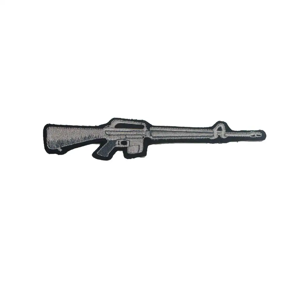 M16 винтовка патч вышитая аппликация этикетка для шитья панк байкерское патчи
