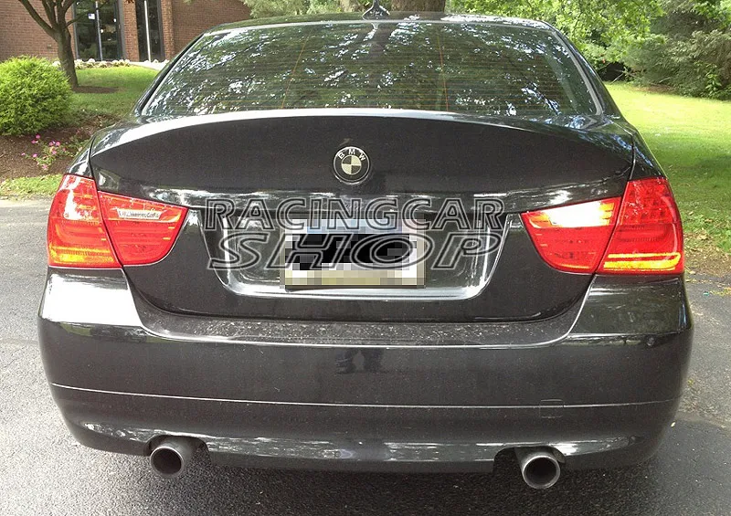 CSL Стиль 3K настоящее углеродное волокно задний багажник для BMW 3 Series E90 LCI M3 4 двери