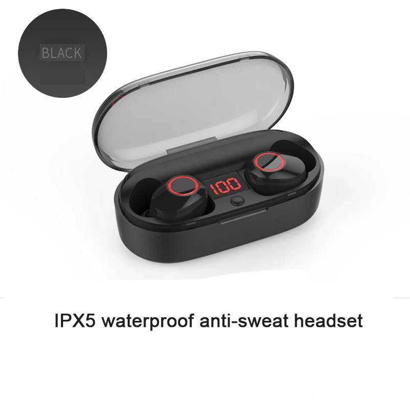 Новый IPX5 Водонепроницаемый и потоотталкивающая беспроводной bluetooth5.0 наушники
