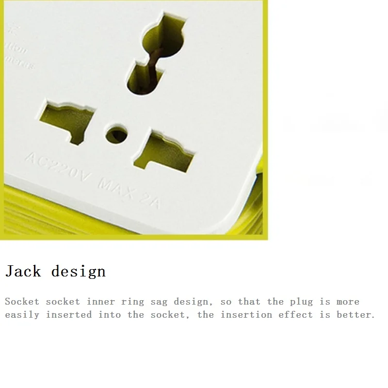 Штепсельная Вилка европейского стандарта удлинитель розетка Портативный