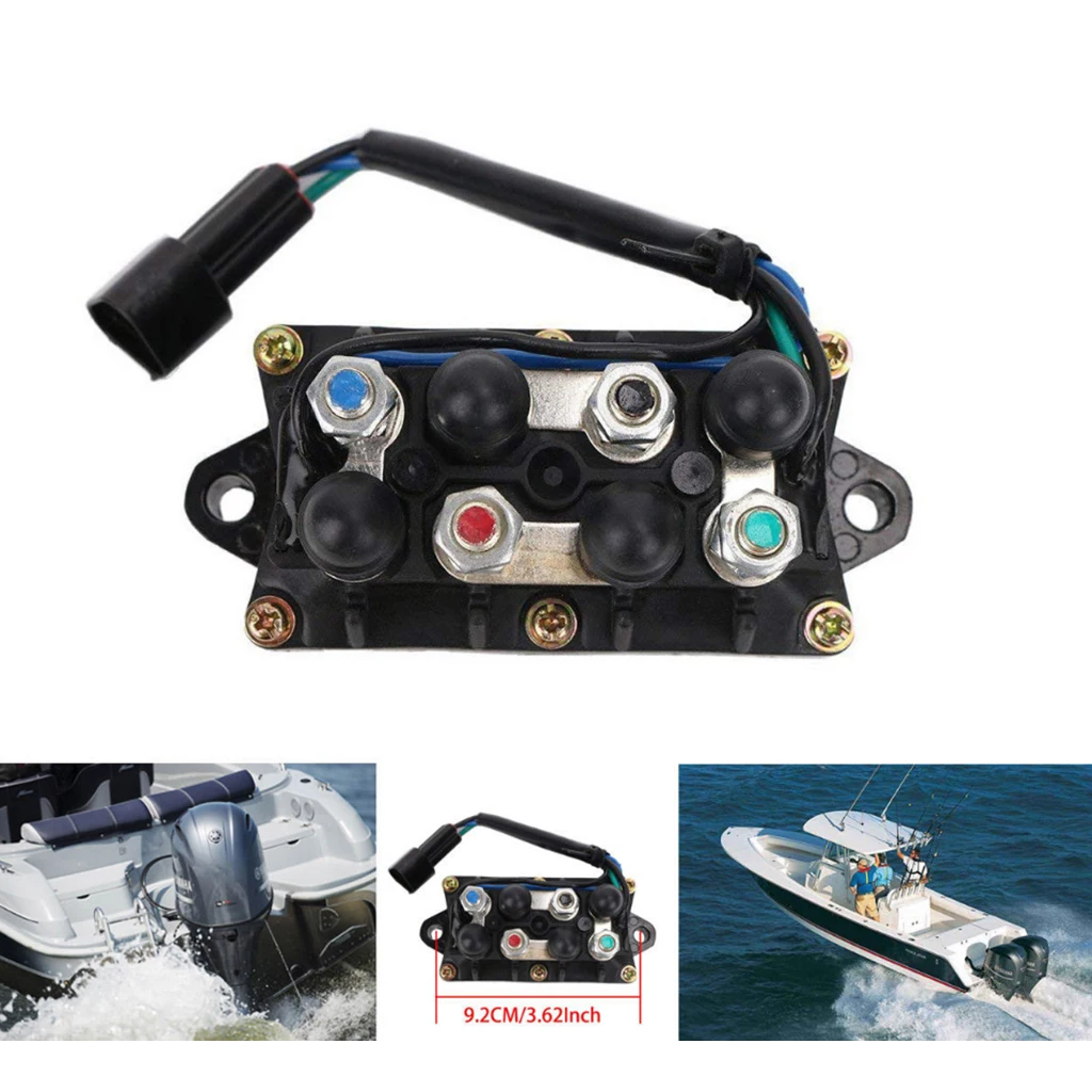 Подвесной силовой Обрезной наклон реле 3 Pin в сборе для Yamaha 61A 81950 01 00 12V